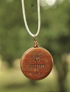 Colar Força Ancestral - Jaspe Vermelha