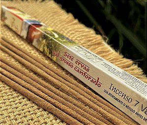 Incenso Massala - Sete Ervas com Sal Grosso Canforado