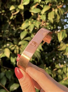 Bracelete de Cobre - Olho de Hórus