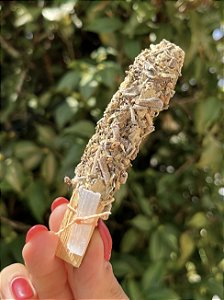 Palo Santo Imantado - Sálvia Branca