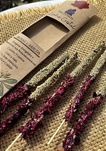 Incenso Linha Cristal - Rosas com Arruda
