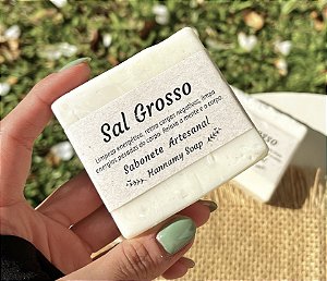 Sabonete Artesanal - Sal Grosso