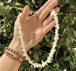 Colar Coral Branco