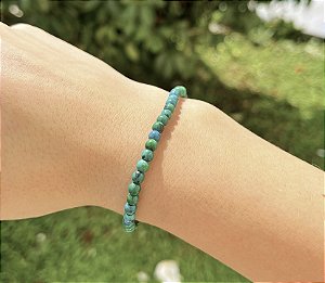 Pulseira Crisocola - 4mm