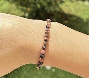 Pulseira Rodocrosita - 4mm