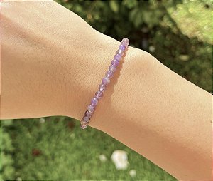Pulseira Ametista - 4mm