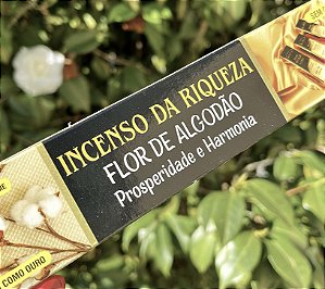 Incenso da Riqueza - Flor de Algodão