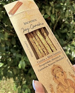 Incenso Jay Ganesha - Canela com Mica Dourada