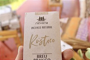 Incenso Nirvana Breu Branco 100% Natural