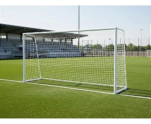 Trave de futebol de areia ou society 5,00 x 2,20 x 1,00 tubos de 4 polegadas