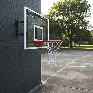 Tabela De Basquete Acrílico Suporte De Parede Aro De Molas 1,20x0,90