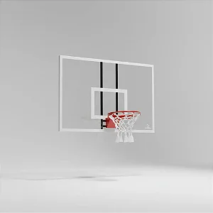 Tabela de Basquete Acrílico 10mm 1,20 x 0,90 Com Aro de Molas