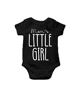 Body de Bebê Mom's Little Girl - Funny T-Shirts