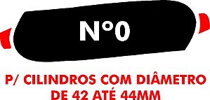 E - Camisa molhadora tipo MOLETOM N0 para cilindros com diâmetro de 42 a 44 mm