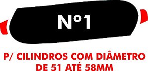 G - Camisa molhadora tipo MOLETOM N1 para cilindros com diâmetro de 51 a 58 mm