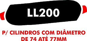 K - Camisa molhadora tipo MOLETOM LL200 para cilindros com diâmetro de 74 a 77 mm