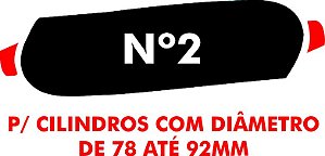 L - Camisa molhadora tipo MOLETOM N2 para cilindros com diâmetro de 78 a 92 mm