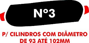 M - Camisa molhadora tipo MOLETOM N3 para cilindros com diâmetro de 93 a 102 mm