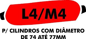 D - Camisa molhadora tipo MANCHÃO L4/M4 para cilindros com diâmetro de 74 A 77 mm