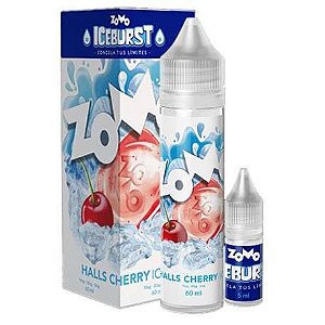 Halls Cherry Ice Zomo Juice Iceburst 60ml - Zomo