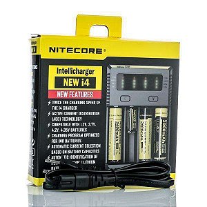 Carregador Nitecore New I4 Baterias Vape - Nitecore
