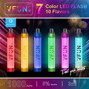 VFUN Pod Descartável LED 1000Puffs - Quawins
