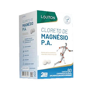 Cloreto de Magnésio 500mg - 60 Cápsulas Lauton Nutrition