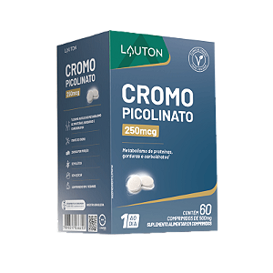 Cromo Picolinato 250mcg - 60 Comprimidos | Lauton Nutrition