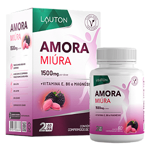 Amora Miúra - 750mg - 60 comprimidos | Lauton Nutrition