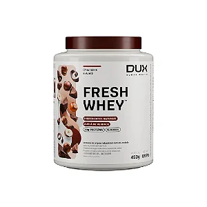 FRESH WHEY 450G - CHOCOLATE BELGA E AVELÃ DUX