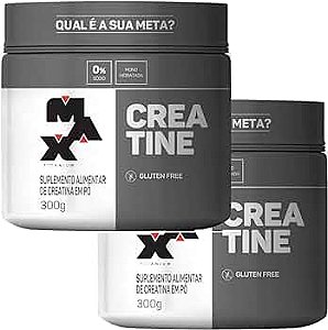 Kit 2x Creatina 300g Max Titanium (DOIS POTES)