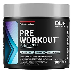 PRE WORKOUT ORIGINAL STIM FREE 300G - FRUTAS VERMELHAS DUX