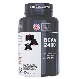 BCAA 2400 I  Max Titanium (60 Cápsulas)