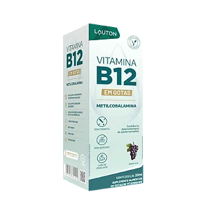 Vitamina B12 em Gotas Metilcobalamina 9,94mcg (Clinical Series) 20ml Lauton