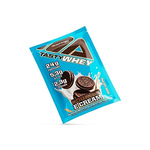 Packet Tasty Whey Sachê  I Adaptogen - Sabor: Cookies Cream (34g)