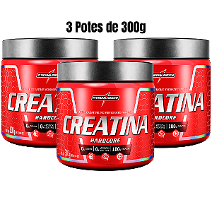 Combo 3 Creatinas Integramedica 300g 100% Pura (3 potes)