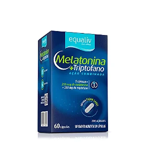 Melatonina + Triptofano | Equaliv (60 Cápsulas)
