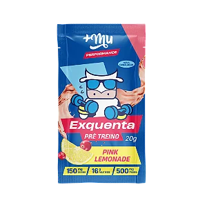 Exquenta Mais Mu - Pré-Treino em Sachê - Pink Lemonade - 20g