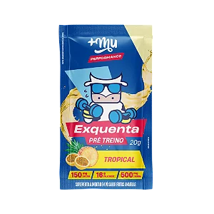 Exquenta Mais Mu - Pré-Treino em Sachê - Tropical - 20g