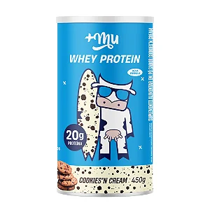 Whey Concentrado Mais Mu - Cookies'n Cream - Pote 450g