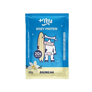 Whey Concentrado Mais Mu - Baunilha Sachê 36g