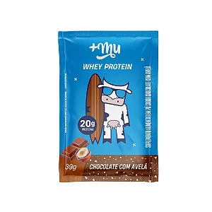 Whey Concentrado Mais Mu - Chocolate com Avelã Sachê 39g