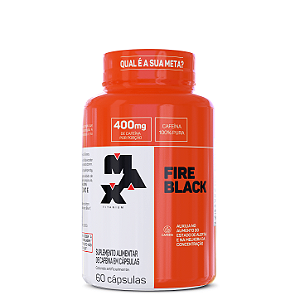 Fire Black Pote com 60 Cápsulas - Max Titanium