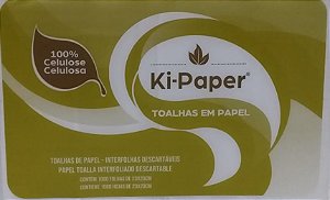 Papel Toalha Inter. 23X20 Celulose 1000Fls 20Gr KI-Paper