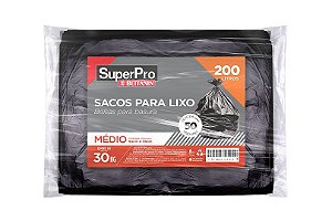 Saco p/ Lixo SP 200L - 0,4 Média - C/ 50