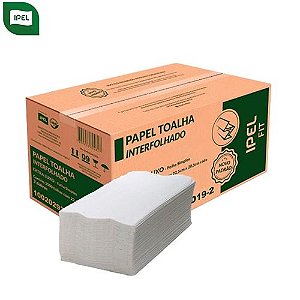 Papel Toalha Interfolhada FS Fit 2D 22,5x20,5 5000 Fls 19 g/m2 - Ipel