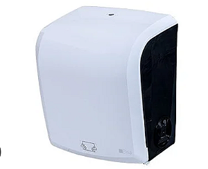 Dispenser Interfolha Branco/Preto Trilha- equip