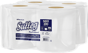 Papel Higiênico Rolão 18g Folha Simples 300m Sulleg
