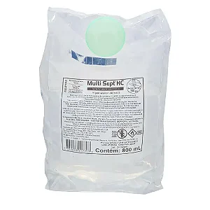 Multi Sept HC Espuma Antisséptica - Álcool 70% - Refil 800ml - Trilha