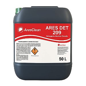 Ares Det 209 Deter. Alcalino Clorado Foamy 50L (59,7kg)